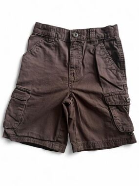 Sonoma Goods For Life Boys Brown Cargo Shorts Size 6 Adjustable Waist